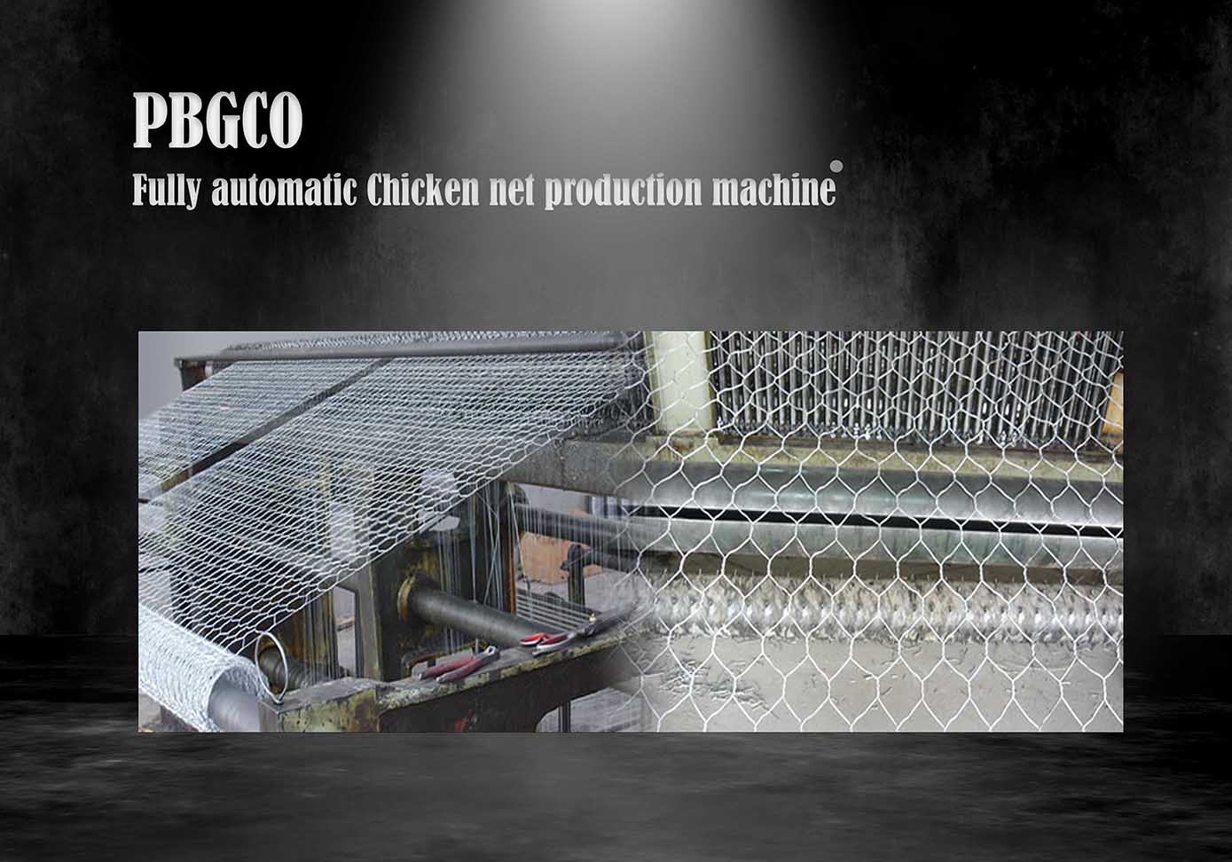 Chicken net production machine